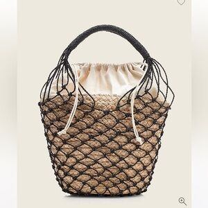NWT J. Crew Sedona basket bag in straw AZ135
